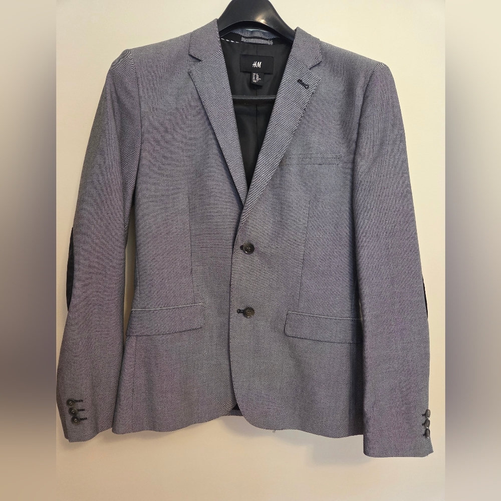 H&M Men's Gray Blazer 36R
